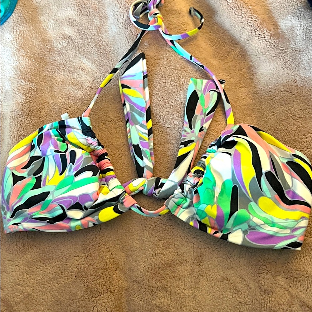 Kenneth Cole New York Multicolor Bikini Top